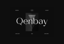 Qenbay Font Poster 1