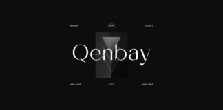 Qenbay Font Poster 1