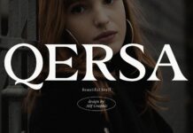 Qersa Font Poster 1