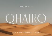 Qhairo Font Poster 1