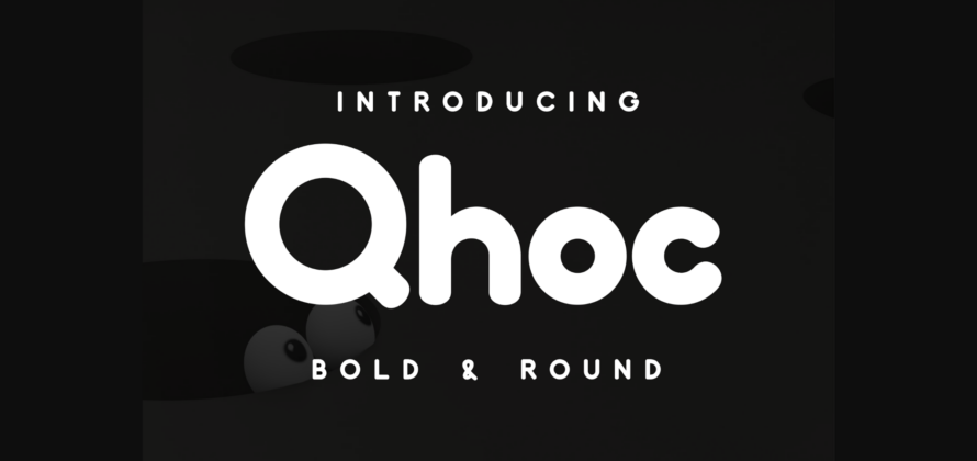 Qhoc Font Poster 3