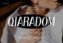 Qiaradom Font Poster 1
