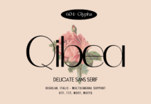 Qibea Font Poster 1