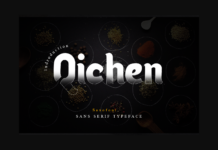 Qichen Font Qichen Font Poster 1