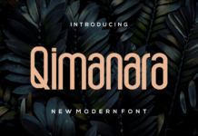 Qimanara Font Poster 1