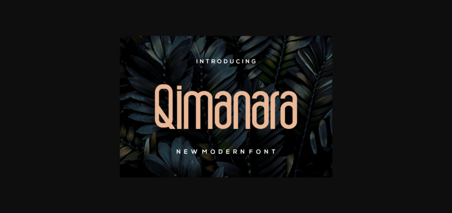 Qimanara Font Poster 4