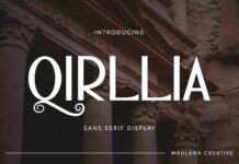 Qirllia Font Poster 1