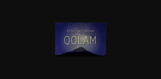 Qolam Extra Light Font Poster 1