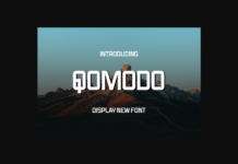 Qomodo Font Poster 1