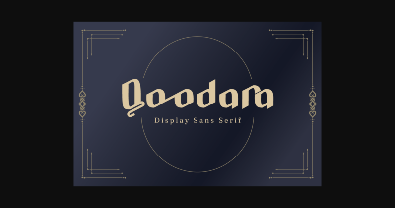 Qoodara Font Poster 3