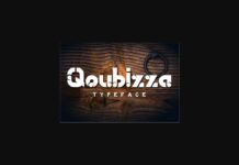 Qoubizza Font Poster 1