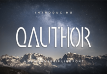Qauthor Font Poster 1