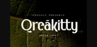 Qreakitty Font Poster 1