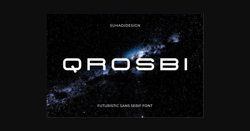 Qrosbi Font Poster 3