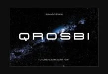 Qrosbi Font Poster 1