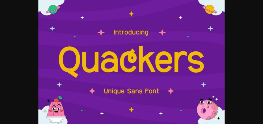 Quackers Font Poster 3