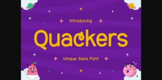 Quackers Font Poster 1