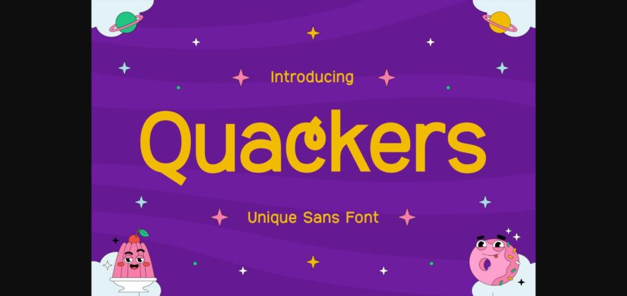 Quackers Font Poster 1