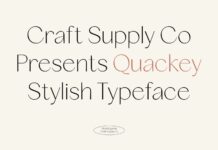 Quackey Font Poster 1