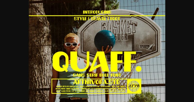 Quaff Font Poster 3