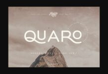 Quaro Font Poster 1