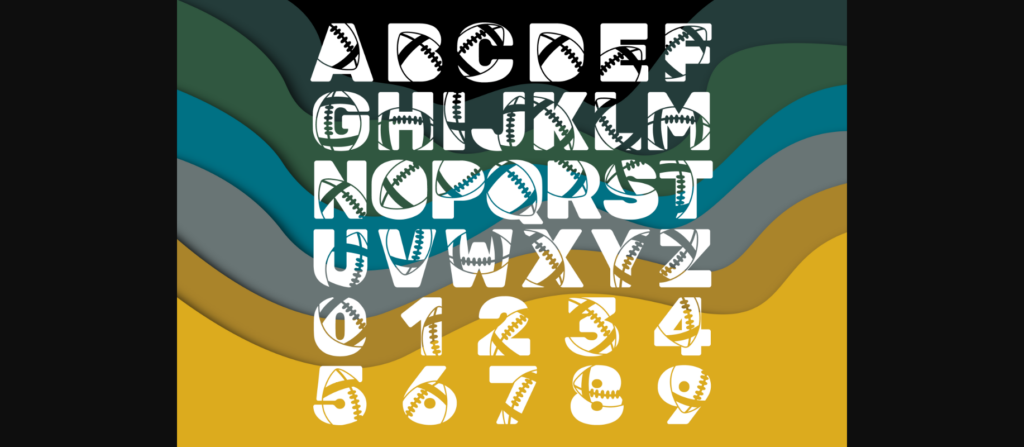 Quarterback Font Poster 4