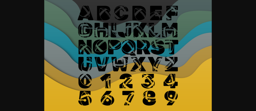 Quarterback Font Poster 5
