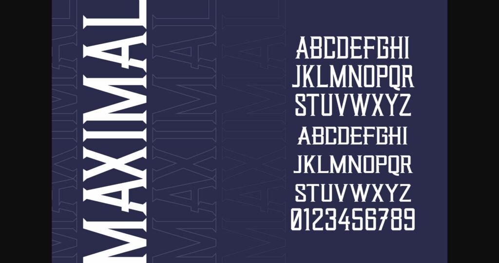 Quarters Font Poster 8