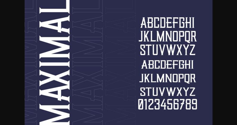 Quarters Font Poster 8