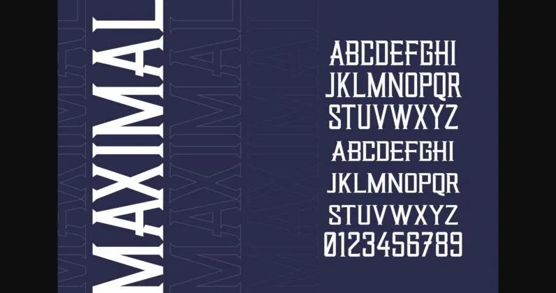 Quarters Font Poster 8