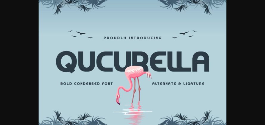 Qucurella Font Poster 3