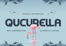 Qucurella Font Poster 1