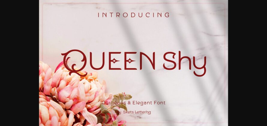 Queen Shy Font Poster 3