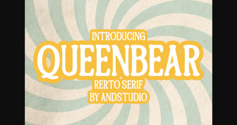 Queenbear Font Poster 3