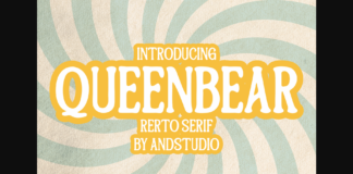 Queenbear Font Poster 1
