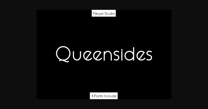 Queensides Font Poster 3