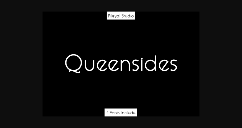 Queensides Font Poster 1