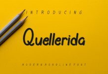 Quellerida Font Poster 1