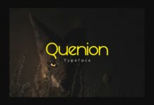 Quenion Font Poster 1