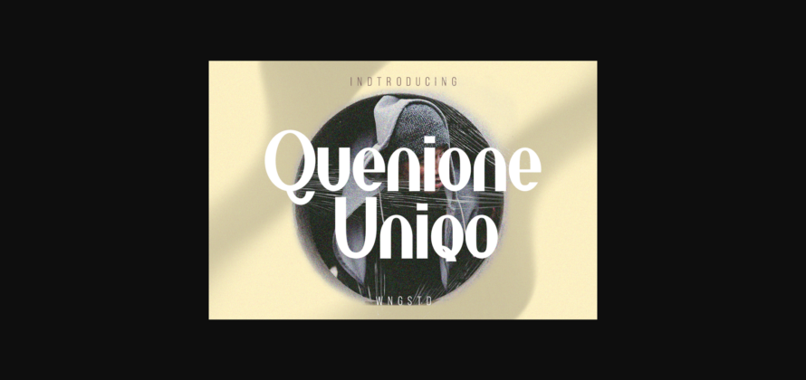 Quenione Unico Font Poster 3