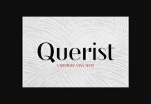 Querist Font Poster 1