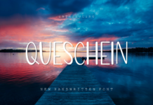 Queschein Font Poster 1