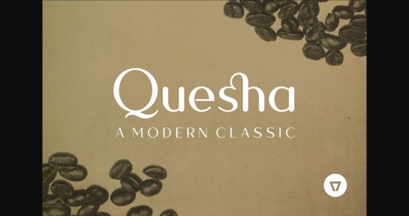 Quesha Font Poster 3
