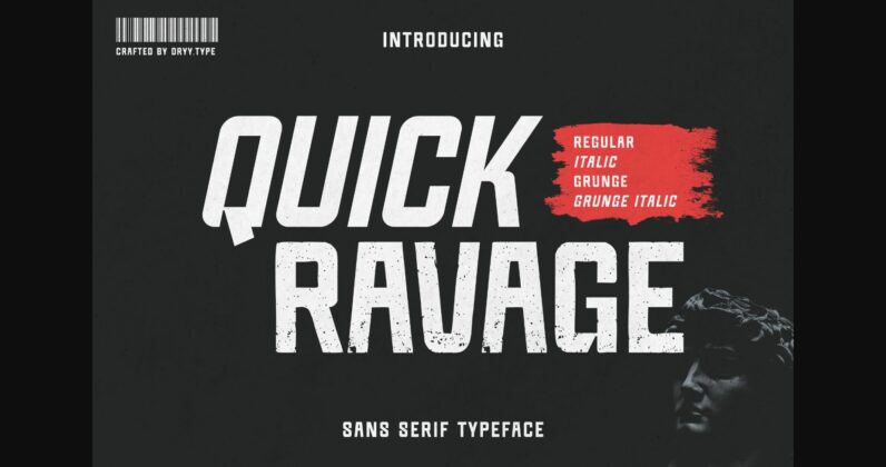 Quick Ravage Font Poster 3