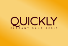 Quickly Font Poster 1