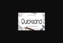 Quicksand Font Poster 1
