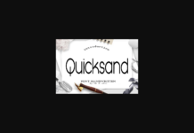 Quicksand Font Quicksand Font Poster 1