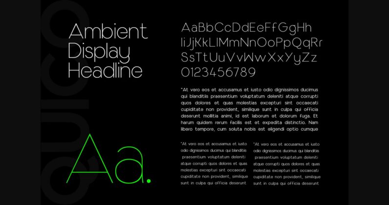Quico Font Poster 6