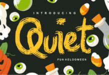 Quiet Font Poster 1