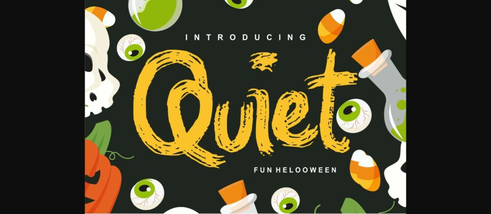 Quiet Font Poster 1